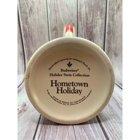 1998 Budweiser Holiday Stein - Hometown Holiday Old World Heritage     - Picture 6 of 12